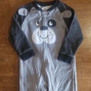 Charming Gray Bear Kids Footie